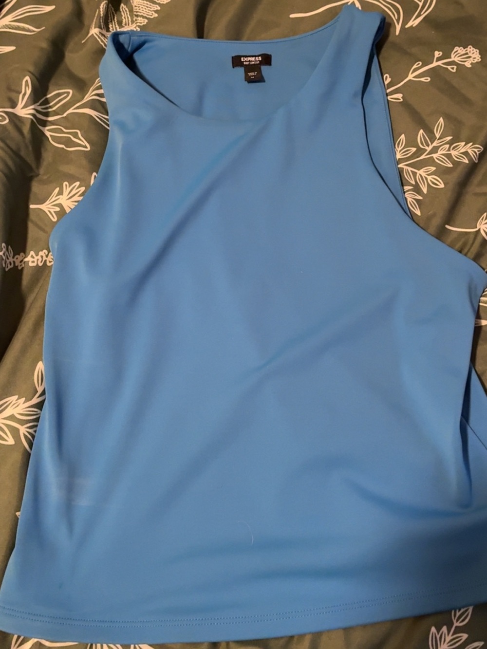 Express Women’s Bright Blue Sleeveless Tank Top